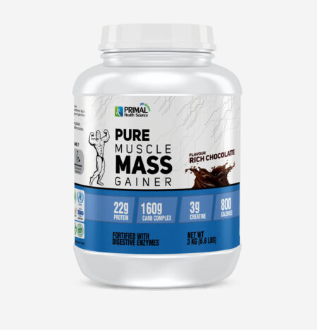Primal Health Science Pure Series Muscle Mass Weight Gainer Protein Powder