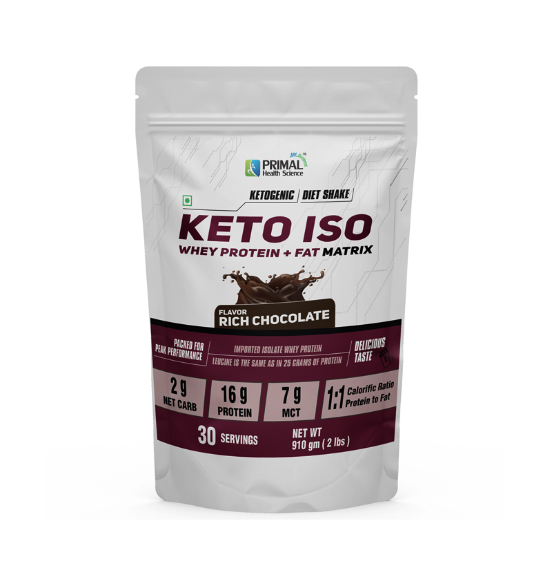 Keto Isolate Whey Protein Powder with MCT | Low Carb - Primal Health ...